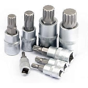 1/4\" 3/8\" 1/2\" Torx Bit Top Sæt Adapter Allen til Nøgle Spline Bits Universal til Hoved Til Momentnøgle Skralde Top