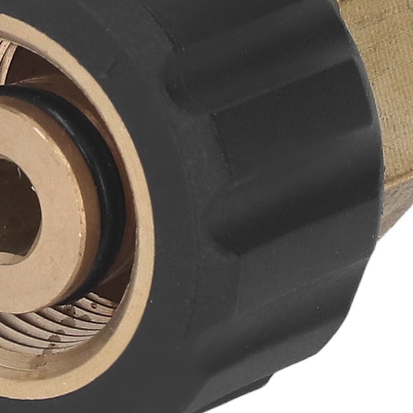 Trykkvaskadapter Messing Gummi Antikorrosjon G1/4in til M22 X 1,5 mm Trykkvaskerslangegjenger for utskifting Hane til Hunn 15 mm OD