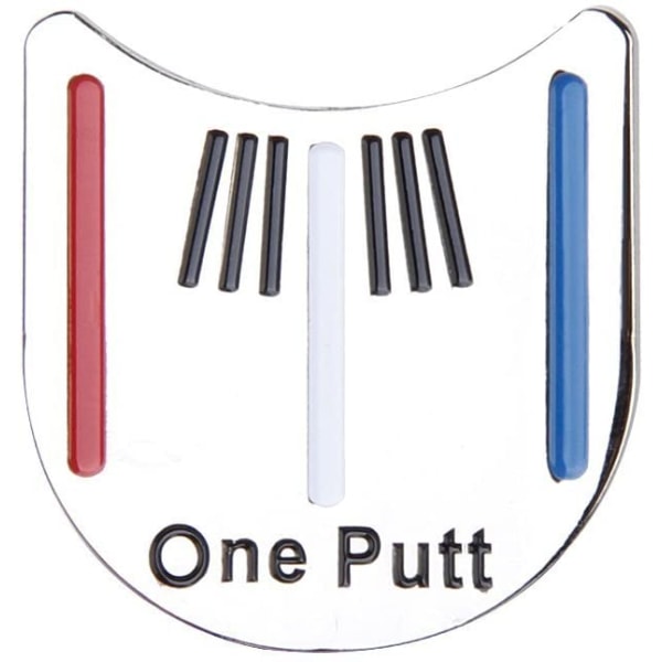 Golf Putting Alignment Tool Ball Marker Metal Magnetic Hat Clip