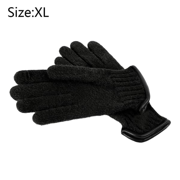 Grepp fleece varma damhandskar Pekskärm varma handskar stickade vinter