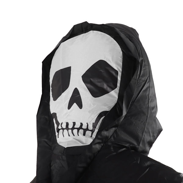 Sort Spøgelses Opblæsbar Kostume Voksen Halloween Fest Sjov Vandafvisende Cosplay Kostume Rekvisitter