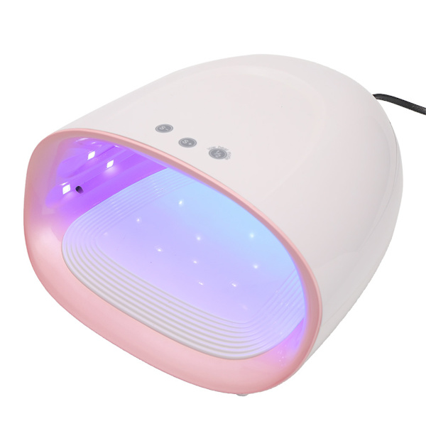 60W UV LED-lampa för nageltorkning med timer, dubbla ljuskällor, gellacklampa, manikyrhärdningsmaskin, US