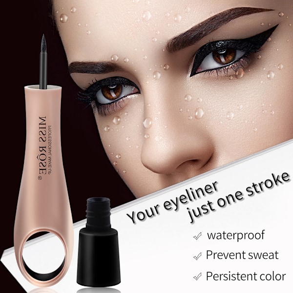 3 ml vedenkestävä nestemäinen eyeliner-kynä, pitkäkestoinen silmämeikki, kosmetiikkatyökalu