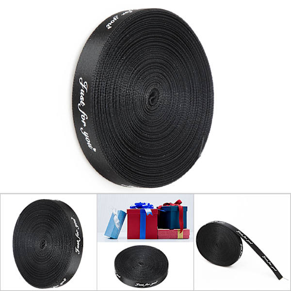 1cm*10 Yard \"Bara för dig\" Tryckt Band DIY Handarbete Tryckt Bomullsband för Födelsedagsfest #1