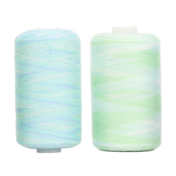 Sytrådsset 1000 Yards Färgglada Polyester Broderitrådsspolar för DIY Handmaskinsömnad 5 st