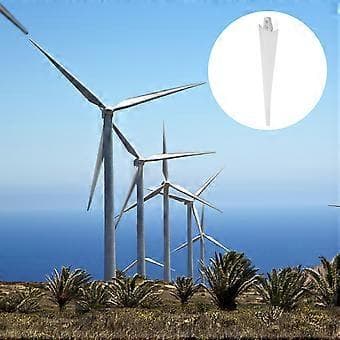 Praktiskt vindturbingeneratorblad vindturbingeneratorblad för utbyte