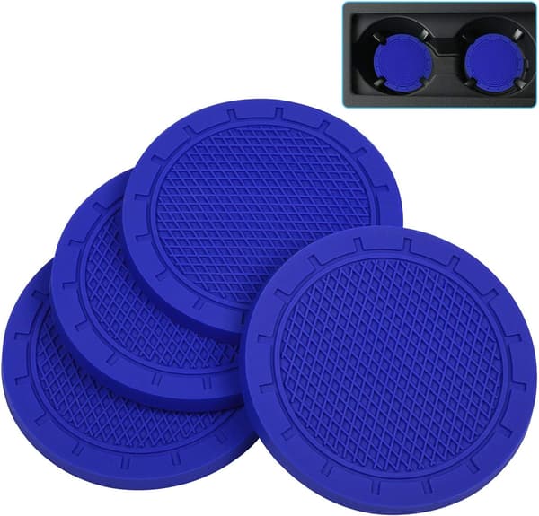 Bilunderlegg, Wisdompro 4-pakning PVC-bilkoppholderunderlegg