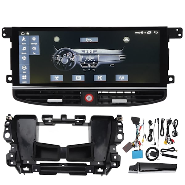 Bilstereo Radio GPS Navigation 12.3in Touchscreen Trådløs Carplay Support 360 Panoramisk Billede til Panamera 970 LHD 6+128G