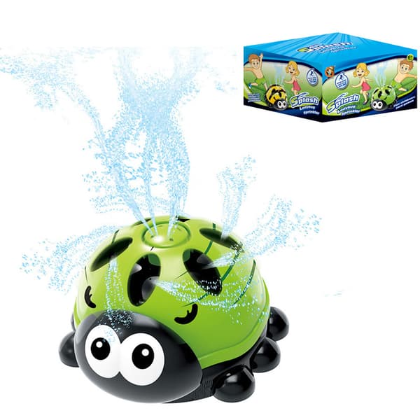 Grøn sprinkler til børn, legetøjssprinkler til børn, vandsprinkler