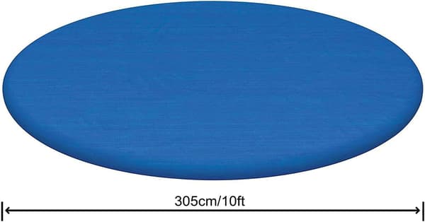 Deksel for runde og rørformede bassenger, blå, diameter - 305 cm