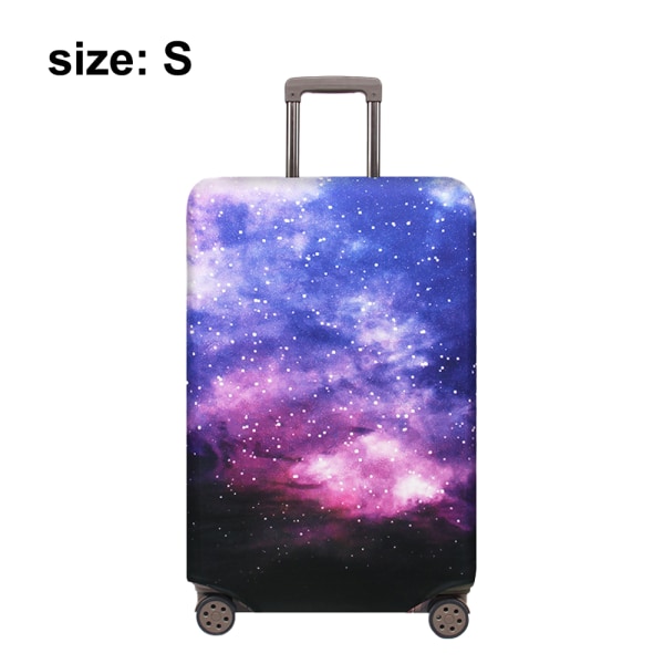 Farverig rejsebagage kuffertbeskytter Vaskbar-serie 2(S)