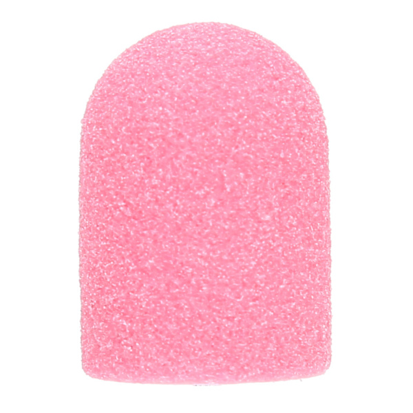 Nagelkonst Sandpapperhuv Nagelfräsbits Polering Slipning Sandband Set (16 x 25mm) Rosa