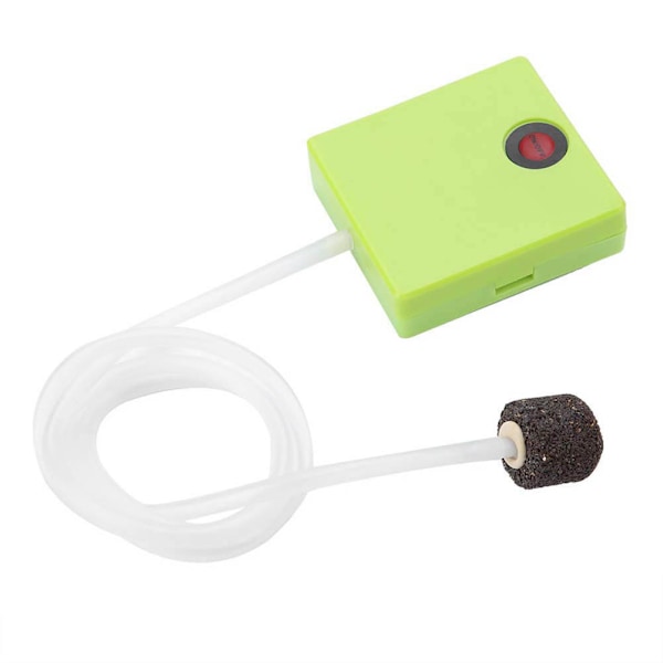 Mini Akvarium Luftpump, Lättvikt & Starkt Luftflöde för Sötvattensakvarier, USB Uppladdningsbart Litiumbatteri & Automatisk Växling AC DC