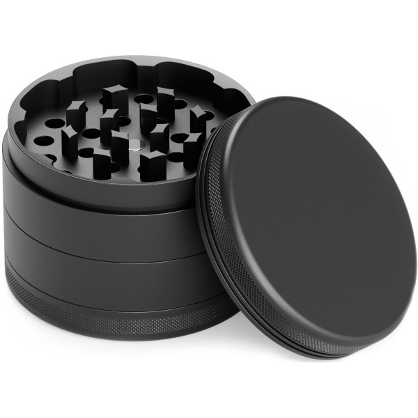 Keramisk kvernknuser non-stick | 4 deler | Nano keramikk