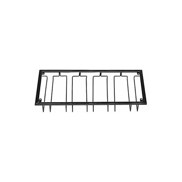 Vinglashållare för Underskåp, Elegant Utrymmesbesparande Ställ för Vinglas för Bar Kök Förvaringshängare, Metallorganisatör 60x22.5x5.5cm, Polerat Järn Enkel