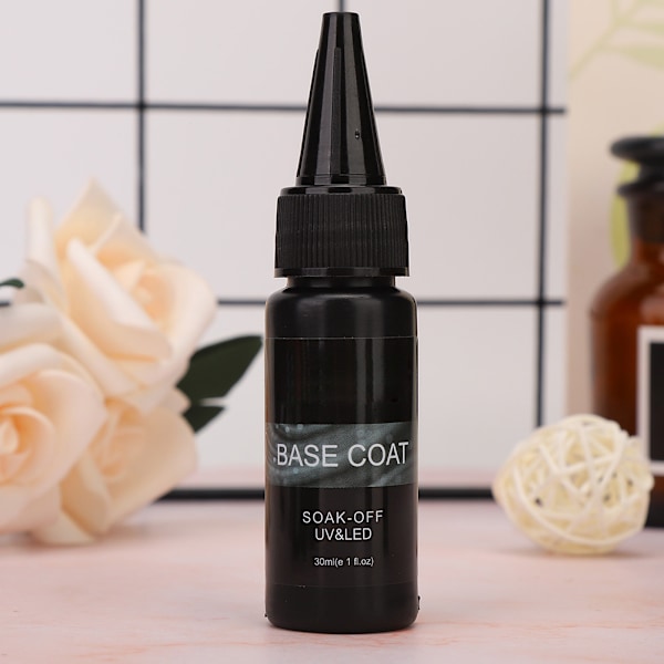 30ml UV-härdande nagelgel-basgel, tvättfri topplack, nagelkonst, långvarig polish-basgel
