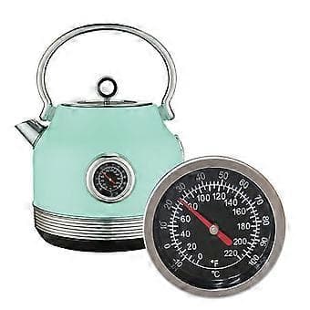 1/4 NPT Gevind Samling Termometer -10-100℃/0-220ºF Temperaturmåler 1.4\" Rustfrit Termometer til Kedel Tekande Kedel