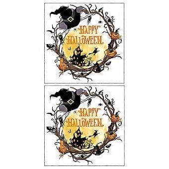 2 kpl Ikkunatarra Halloween-elementeillä, irrotettava seinätarra