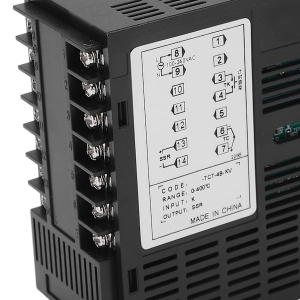 Digital Temperaturregulator med PID-styring Termostat til Varmepresse 100‑240V