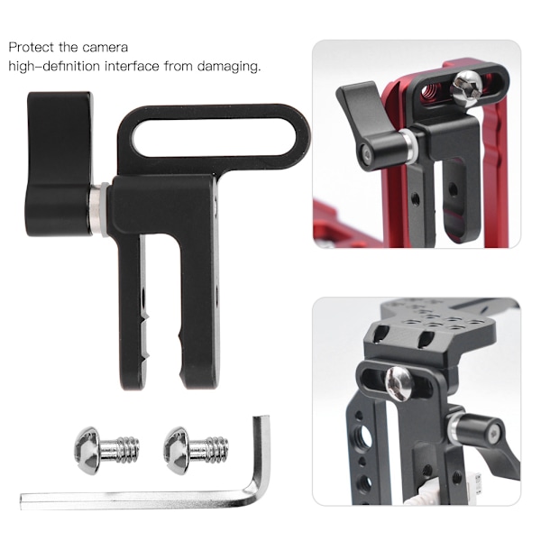 Universal Cage Quick Release Plate Cable Clip High Definition Wire Protective Fixed Clamp