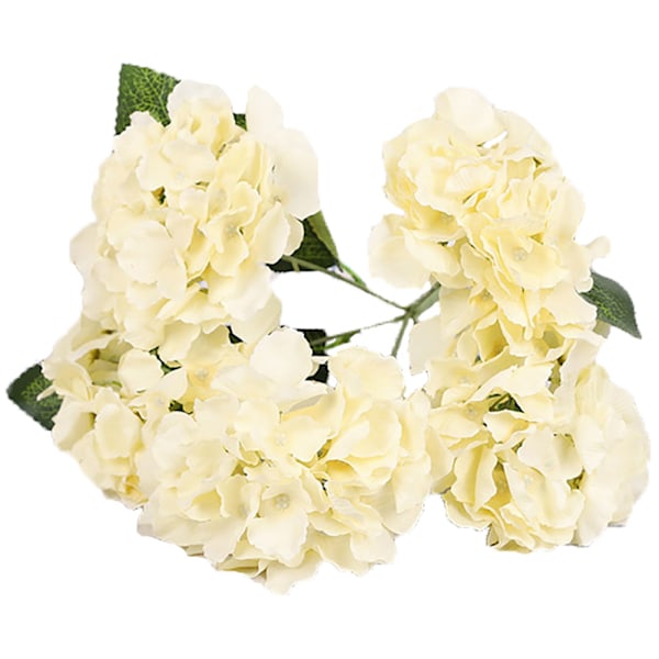 Kunstig Simuleret Blomst Bouquet Hjem Kommerciel Fest Dekoration (Beige)