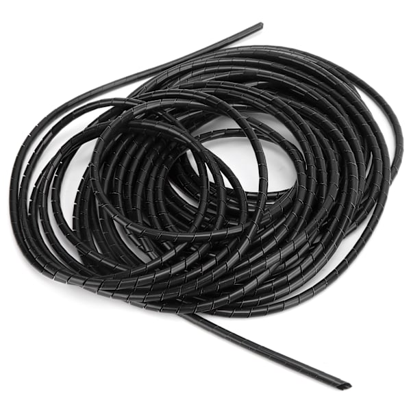 Spiral Wire Wrap Kabel Organizer Management Sort til Computer Rum Ledninger Φ20-2.5m