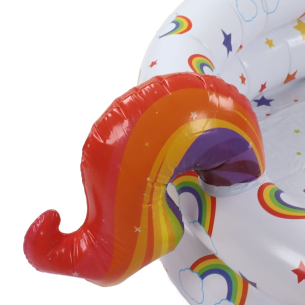 2 stk. Børne Oppustelig Pool PVC Foldbar Bærbar Mini Swimmingpool Sød Dyreform Blæs Op Baby Pool til Hjem Udendørs