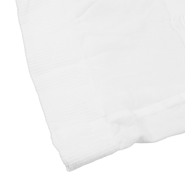 2 stk. Mænds Formende T-shirt Brystkompression Formende Gynecomastia Undertrøje til Herrer Sport Sort Hvid L