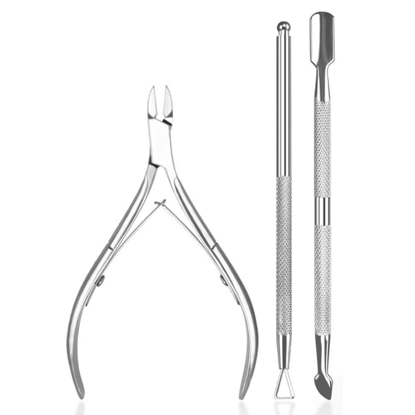 Cuticle Trimmer med Cuticle Pusher Cuticle Remover Cuticle