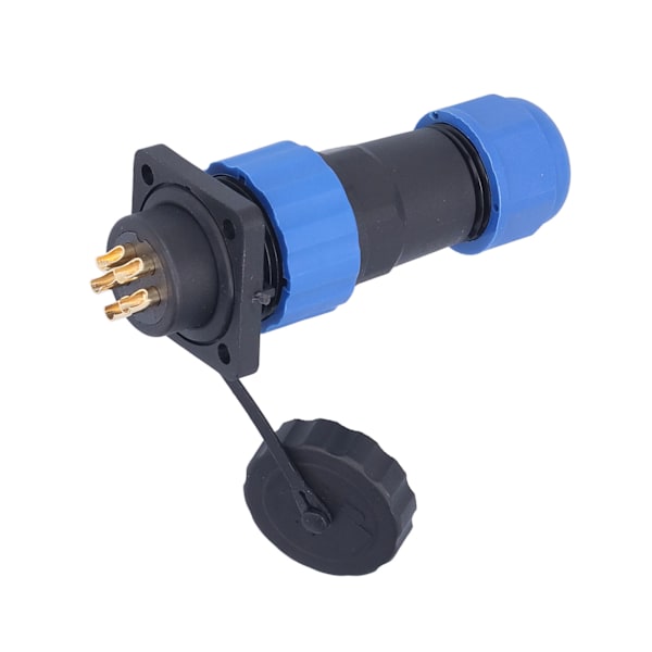 Vandafvisende Stikkontakt Kvadratisk Luftfartsstrømstik Butt Terminal Adapter AC 380V SP205 Pin