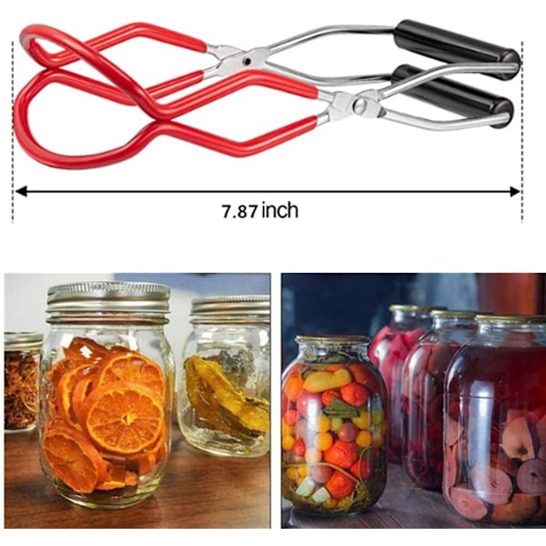 Konserveringsburklyftare: Gummigrepp för säker fixering, ergonomisk design säkerställer komfort och säkerhet i ditt kök
