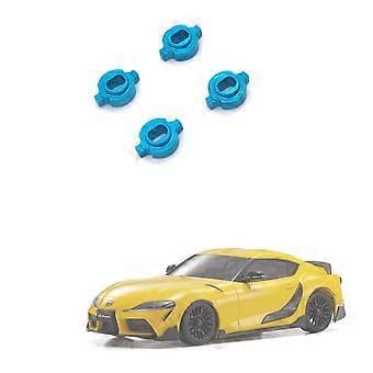 4 st Metallbindningsadapter för Mosquito RC Bil ZERO-Z Kyosho MINI-Z MR-03 Hjulnavsbyte t