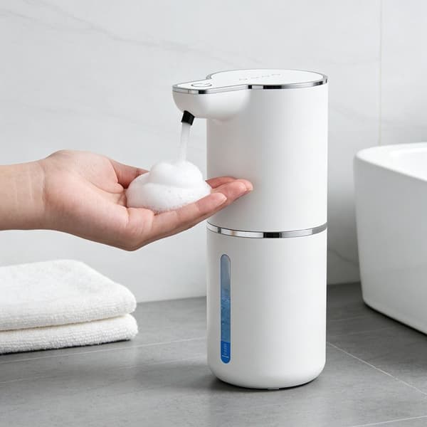 Berøringsfri automatisk såpedispenser, 350-milliliter veggmontert hånddesinfeksjonsdispenser