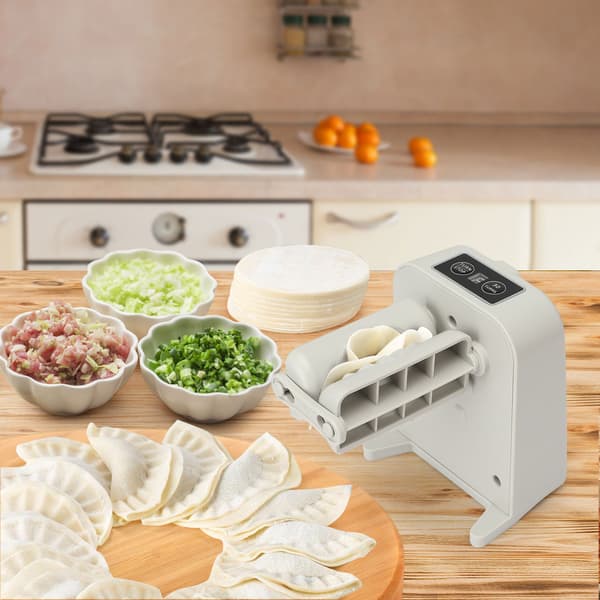 Fødevaregodkendt Dumpling Maker, Elektrisk Dumpling Maker Maskine til Sikker & Sund Madlavning | Multifunktionel Presse til Ravioli, Empanada, Wonton