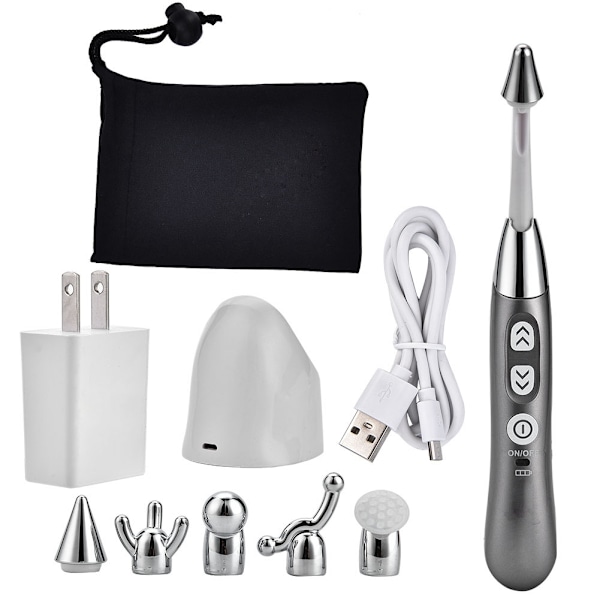 Hemmabruk Hälsovård Multifunktionell Massager för Led, Hårbotten, Öra, Bihålor, Handled, Ansikte