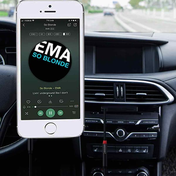 Bilstereo Bluetooth Kassett Til Aux Mottaker, Båndspiller Skrivebord Bluetooth 5.0 Hjelpeadapter