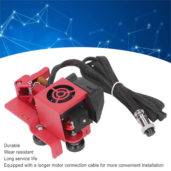 Dubbelväxlad skrivar-extruder Direkt driven extruder 3D-skrivaruppgradering med 34 stegmotor 12V