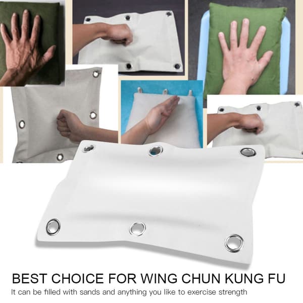 Canvas Punch Bag Sand Bag for Kung Fu Boxing Wing Chun Training Exercise
