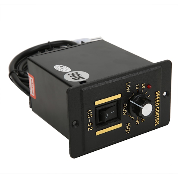 BERM Motorhastighetsregulator med Potentiometergängad Knapp 3.96 Interface AC220V 50/60Hz90W