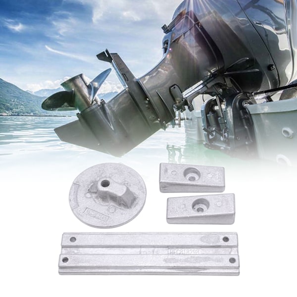 Aluminium Anodkit 818298A 826134A Rostfri Aluminium Anodkil för Verado Optimax Utombordare