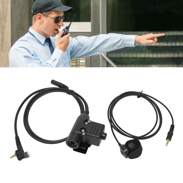 Walkie Talkie Push-to-Talk Connector U94 PTT Adapter 2-vejs Radio Håndholdt Mikrofon Øretelefon Adapter til MOTOROLA MTP850