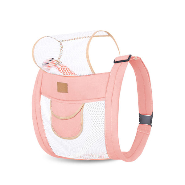 Sommeråndbar Babybærer 3D Mesh Justerbar Babybærer Wrap med Lomme Hurtigtørrende Tykke Skulderstropper til Pool Strand