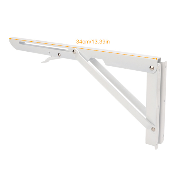 2 stk. Foldbare Bordbraketter Veggmontert Sammenleggbar Hyllebrakett 34cm/13.39in for Bobil Båt