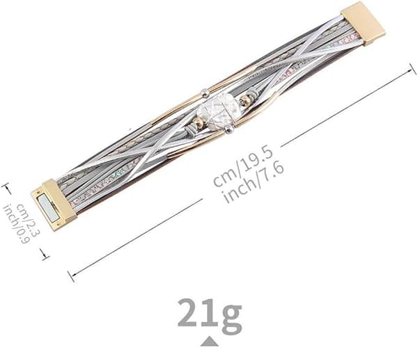 Läderarmband Barock Pärlarmband Underbart Guld