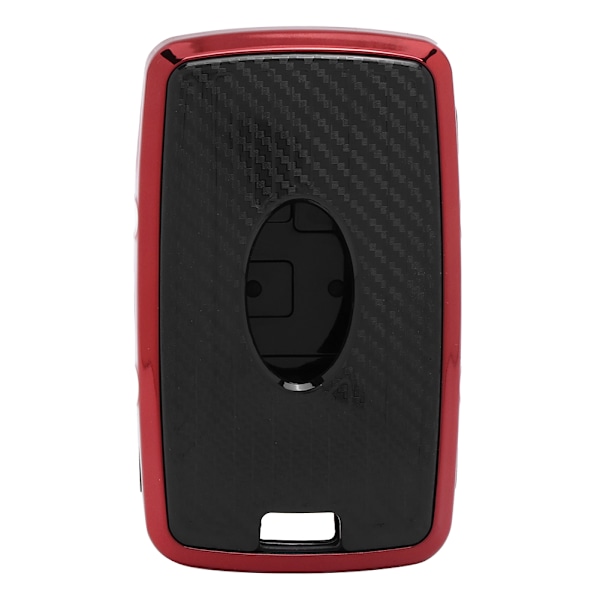 Kulfiber Stil Bil Smart Nøgle Fob Case Cover Beskyttelse Passer til Land Rover Range Rover Rød