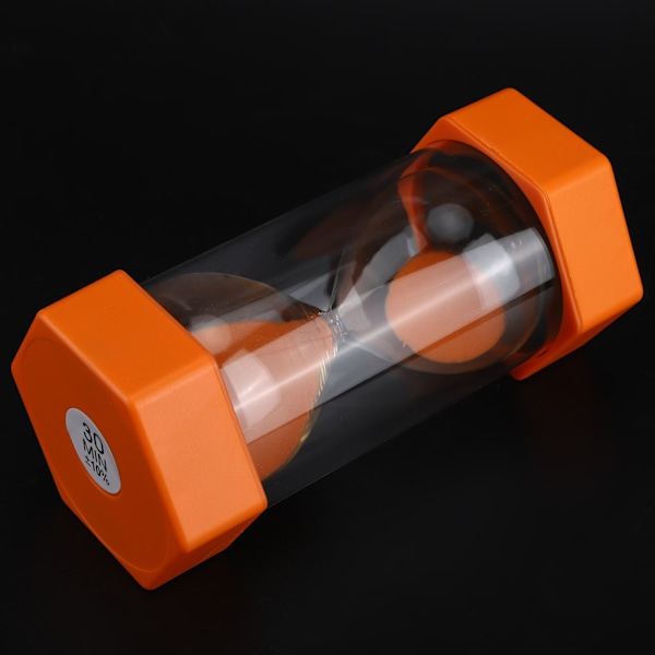 Hexagonformad Sandtimer 30 Minuter Timer Klocka för Klassrum Hem Kontor Köksbruk Orange
