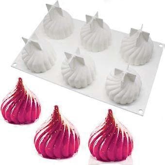 Nirvana Mousse Kakeform Silikon Bakeformer for Kake - 3D Kakeform DIY Dessertform