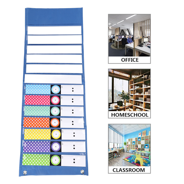 Dagligt Schema Fickdiagram Undervisning Schemaläggning Klasschema Fickdiagram för Klassrum Hem med 13 st Kort 2 Krokar