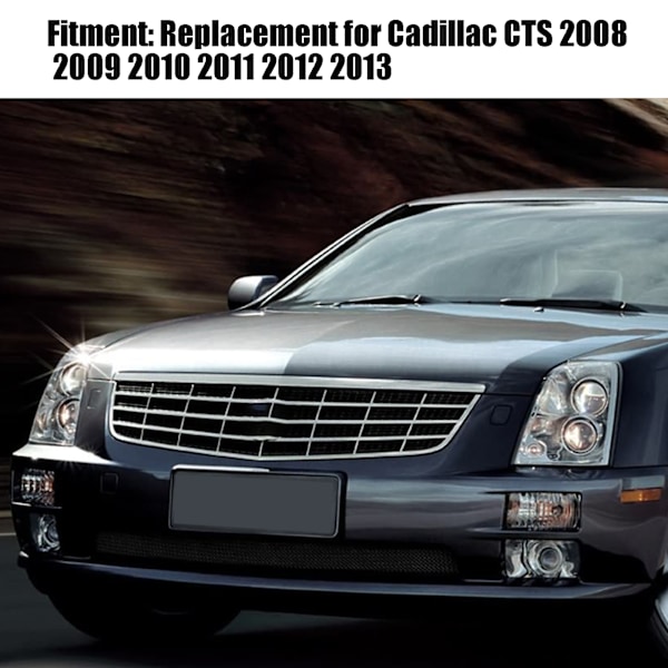 Smart Key med 5 knapper og lille nøgle M3N5WY7777A Udskiftning til Cadillac CTS 2008‑2013