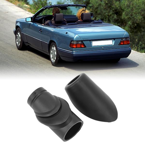 2 stk. Antenneadapter Base Mount A1248270898 Sort Udskiftning til Benz E‑Klasse Benzin Cabriolet E 36 AMG RWD A124 1998